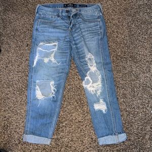 Hollister Ripped Boyfriend Jeans
